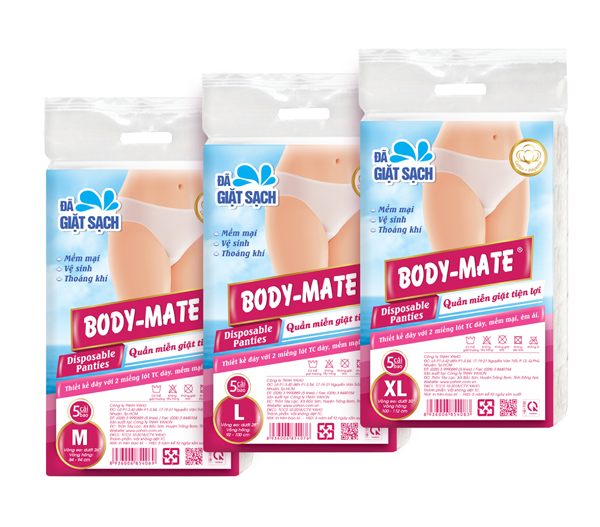 Quần Lót Miễn Giặt Body-Mate Nữ
