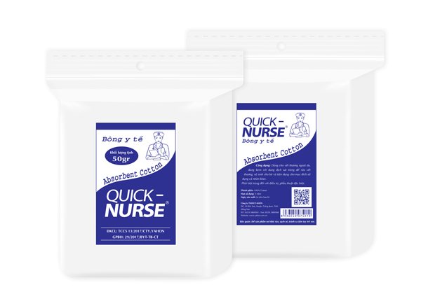 QUICK-NURSE Absorbent Cotton 50g
