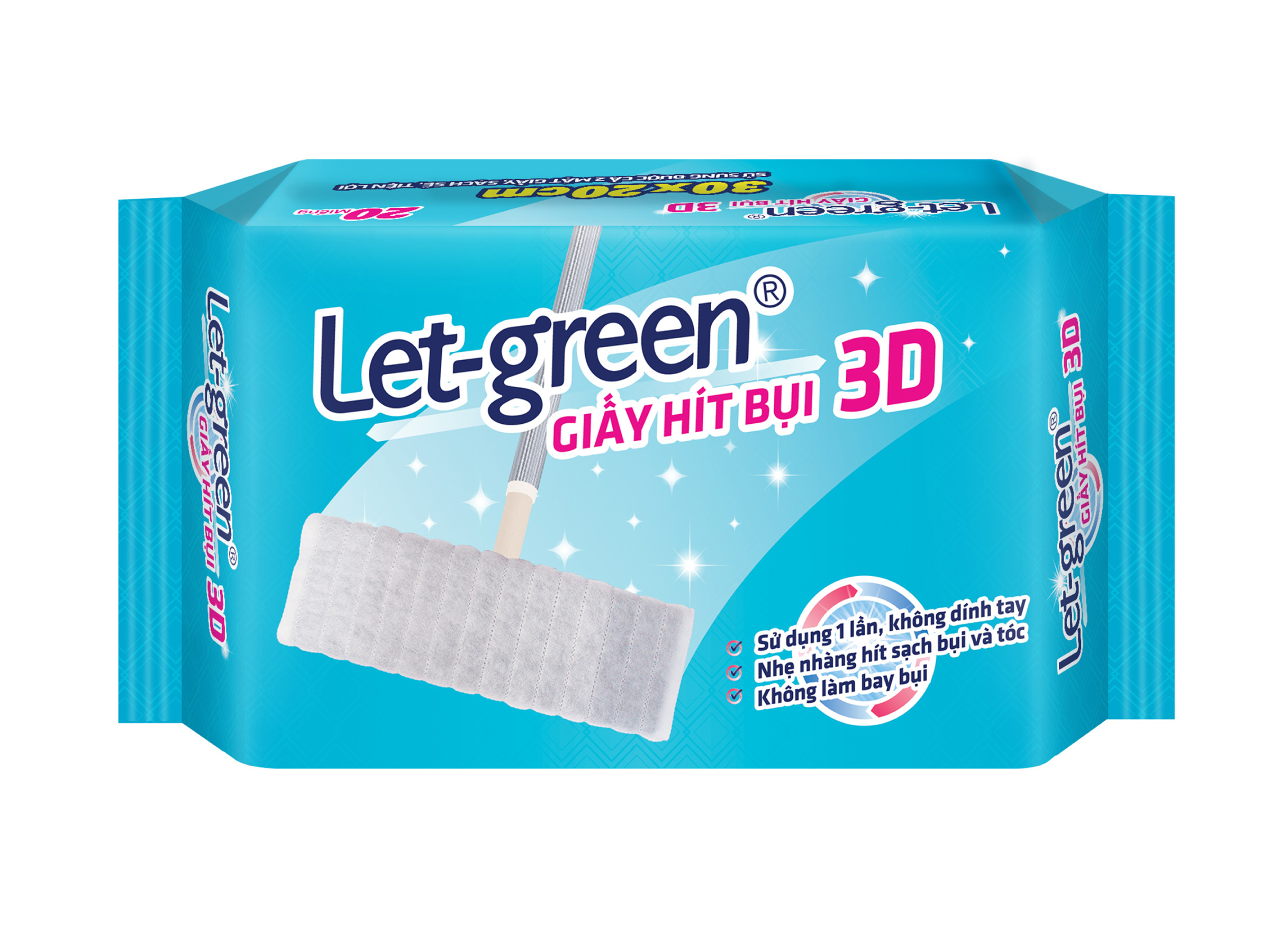 Let-Green Electrostatic dust cloth 20 pcs