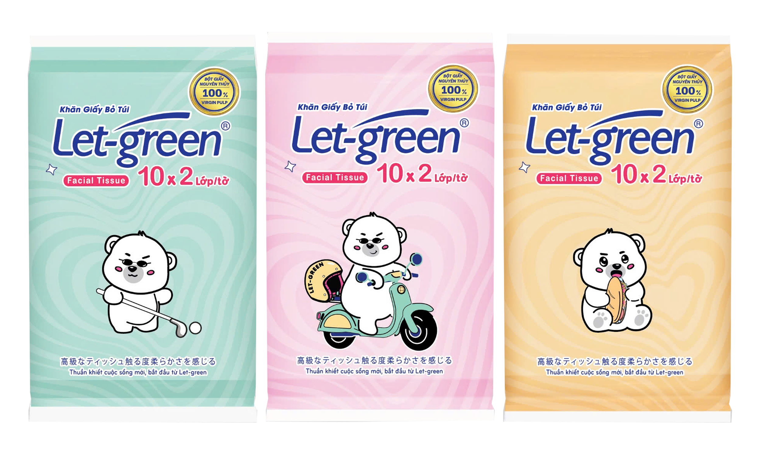 Khăn Giấy Bỏ Túi Let-green