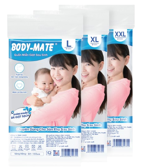 Quần lót miễn giặt sau sinh Body-mate