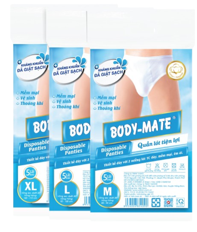 Quần Lót Miễn Giặt Body-Mate Nam