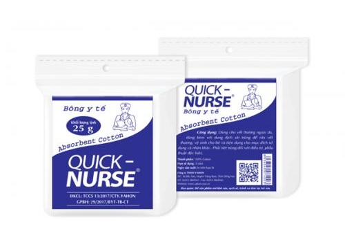 Bông y tế Quick-nurse 25gr