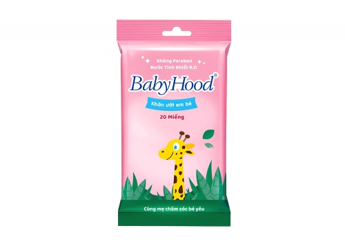 Khăn Ướt Em Bé Babyhood 20 Miếng