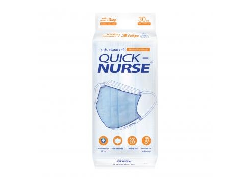 KHẨU TRANG Y TẾ QUICK-NURSE 3 LỚP
